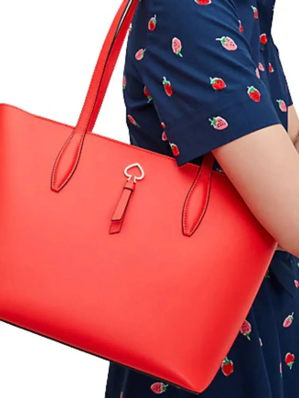 Like New Kate Spade NY Adel Coral Leather Shoulder Bag Purse